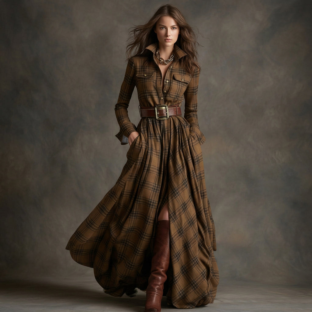 Natalie - Shirt Dress with Belt