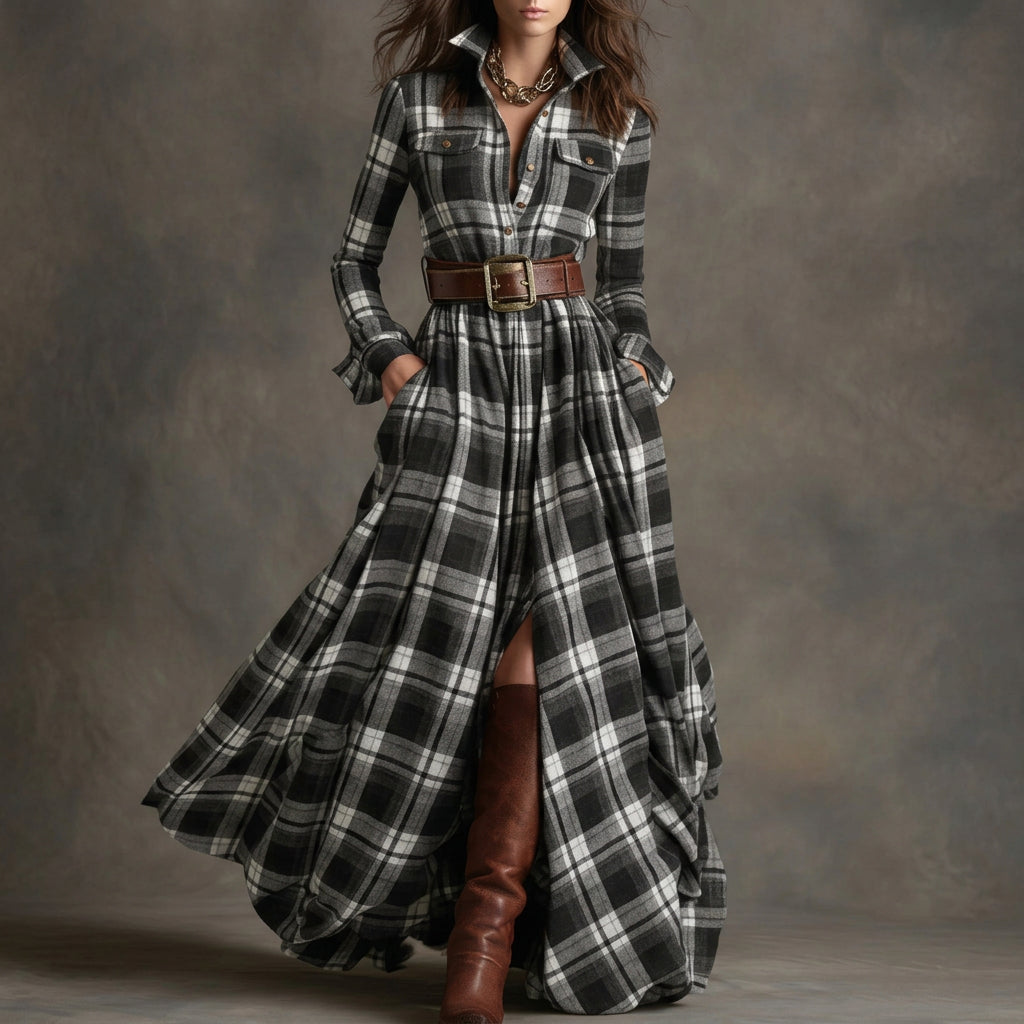 Natalie - Shirt Dress with Belt