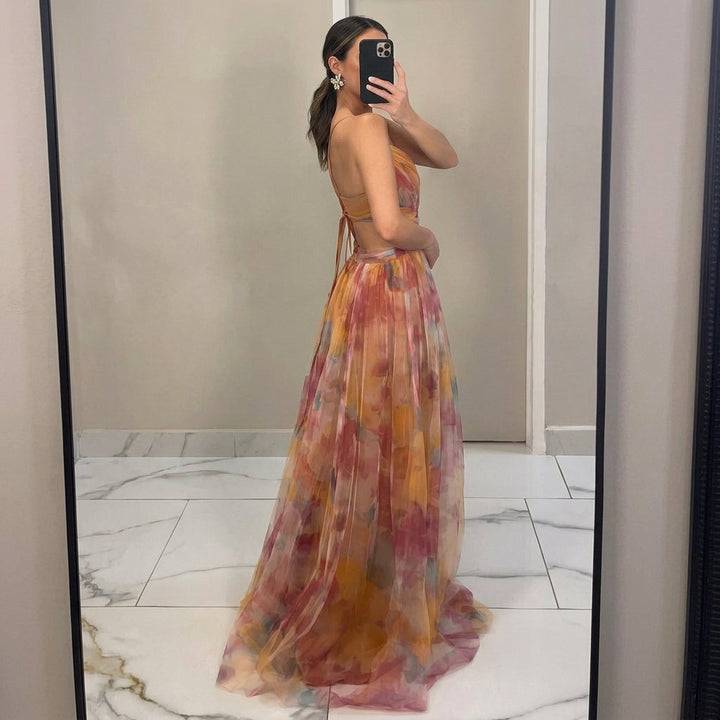 Catalina - Maxi Dress with Floral Print