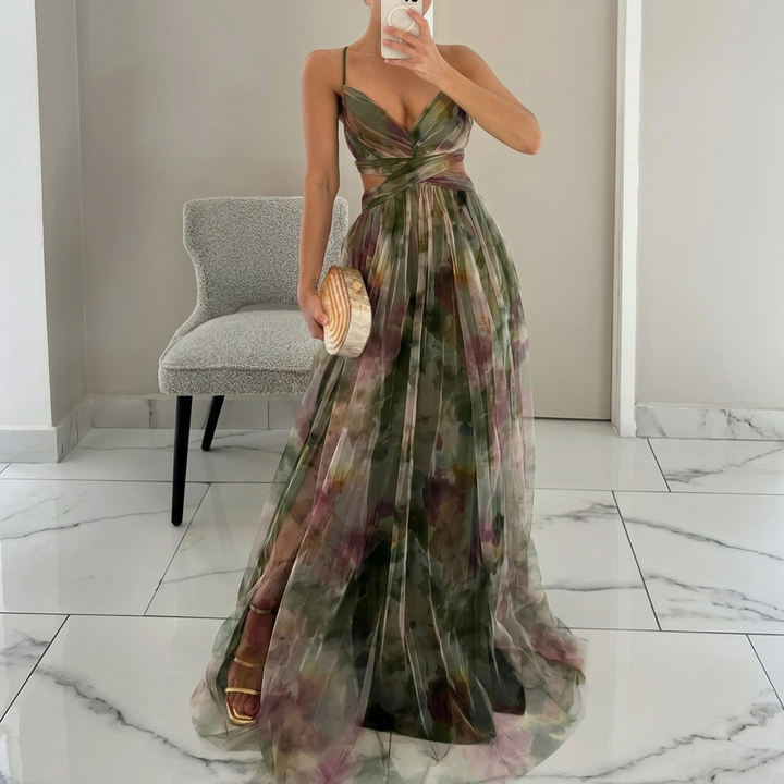 Catalina - Maxi Dress with Floral Print