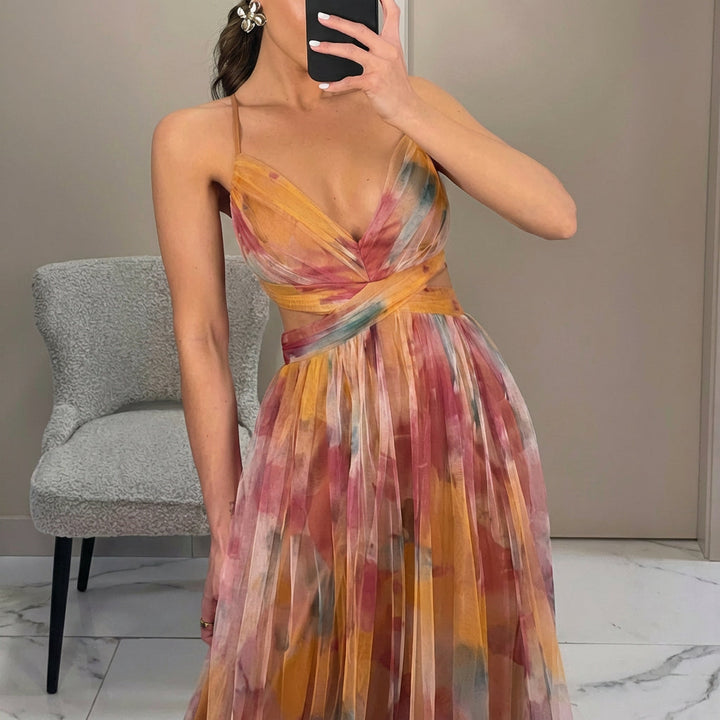 Catalina - Maxi Dress with Floral Print