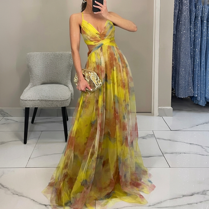 Catalina - Maxi Dress with Floral Print