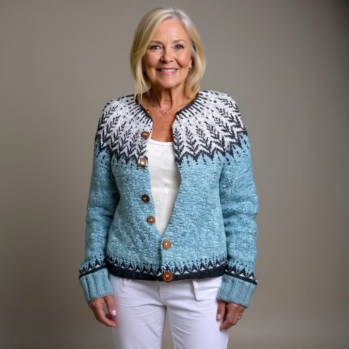Leah - Vintage Icelandic Cardigan