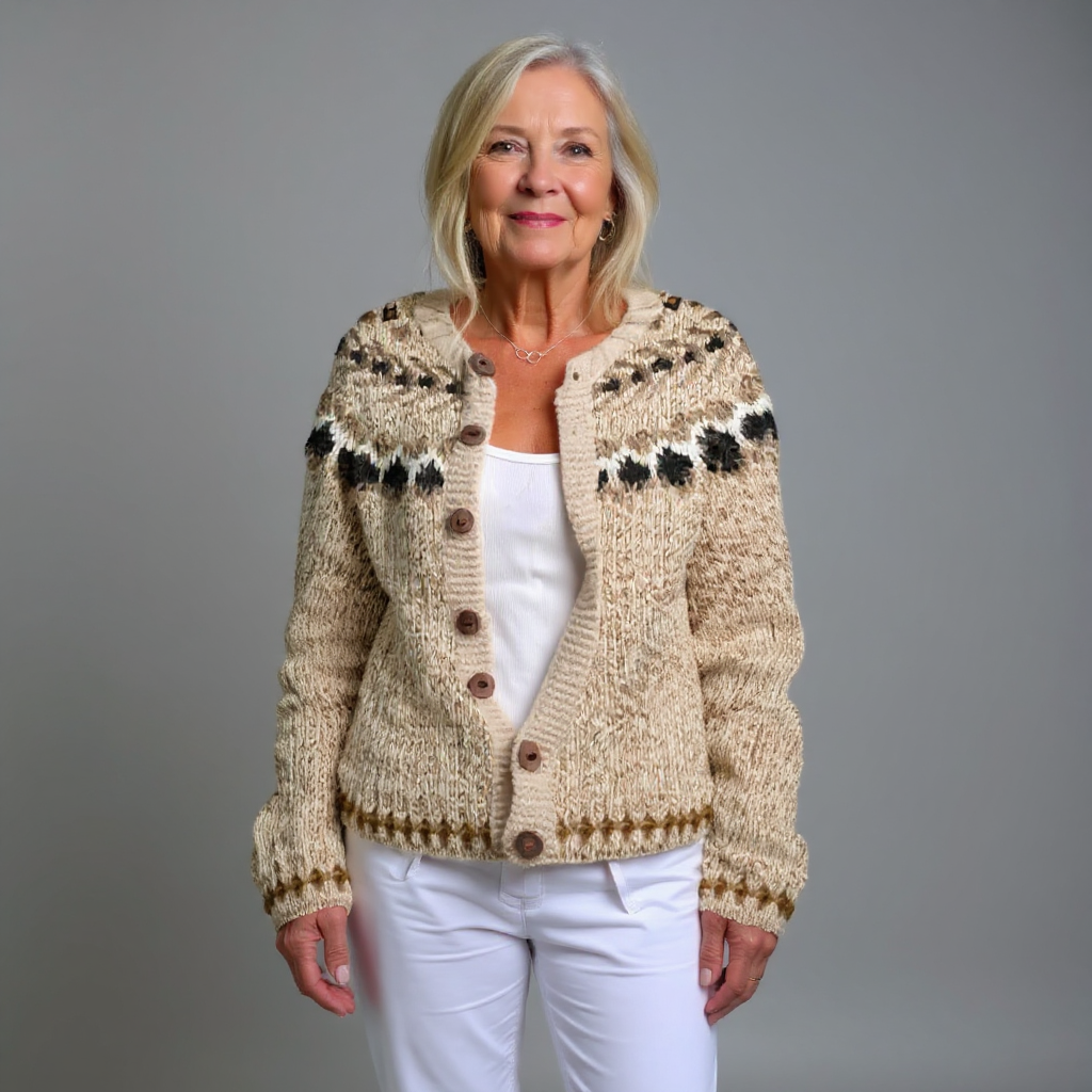 Avery - Vintage Icelandic Cardigan