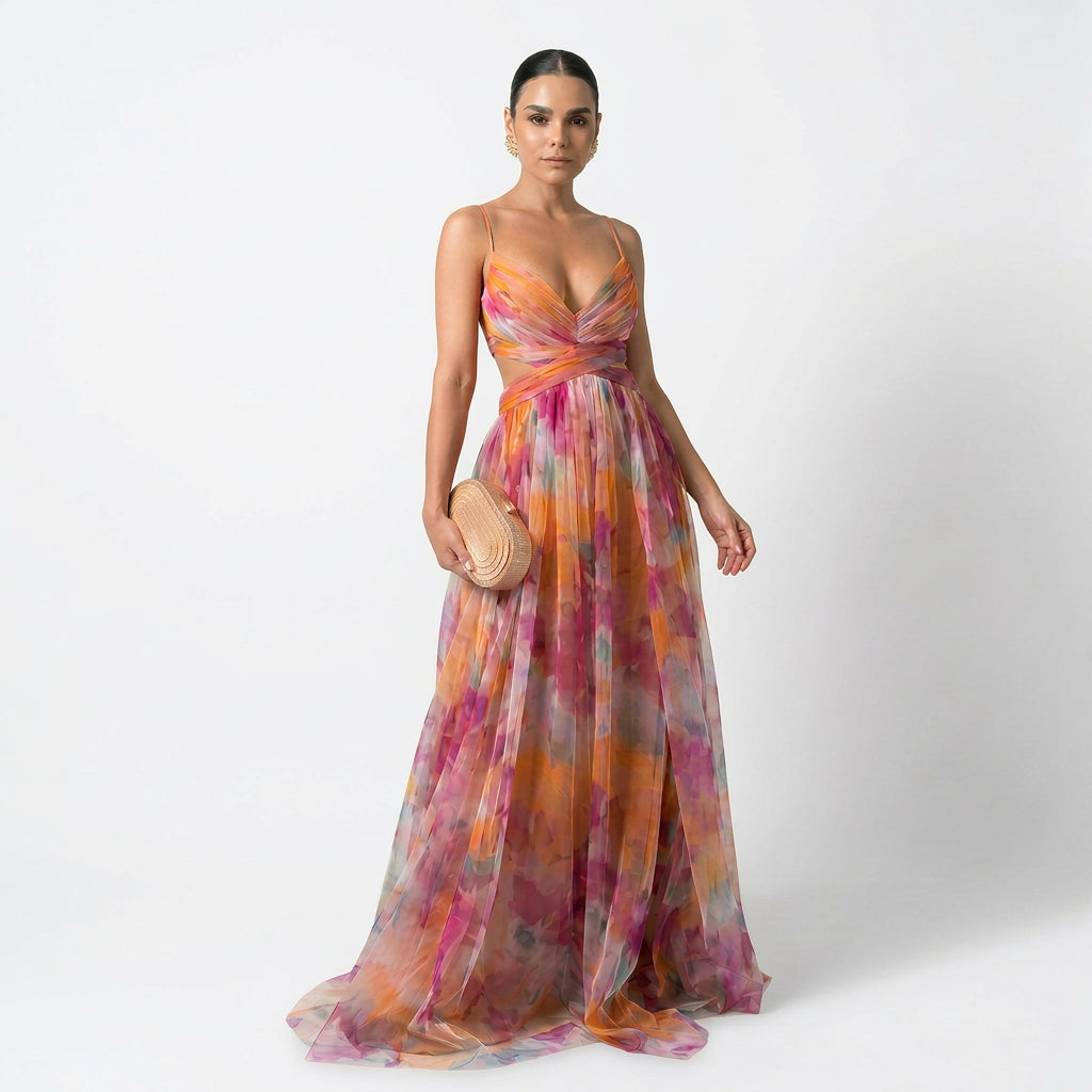 Catalina - Maxi Dress with Floral Print
