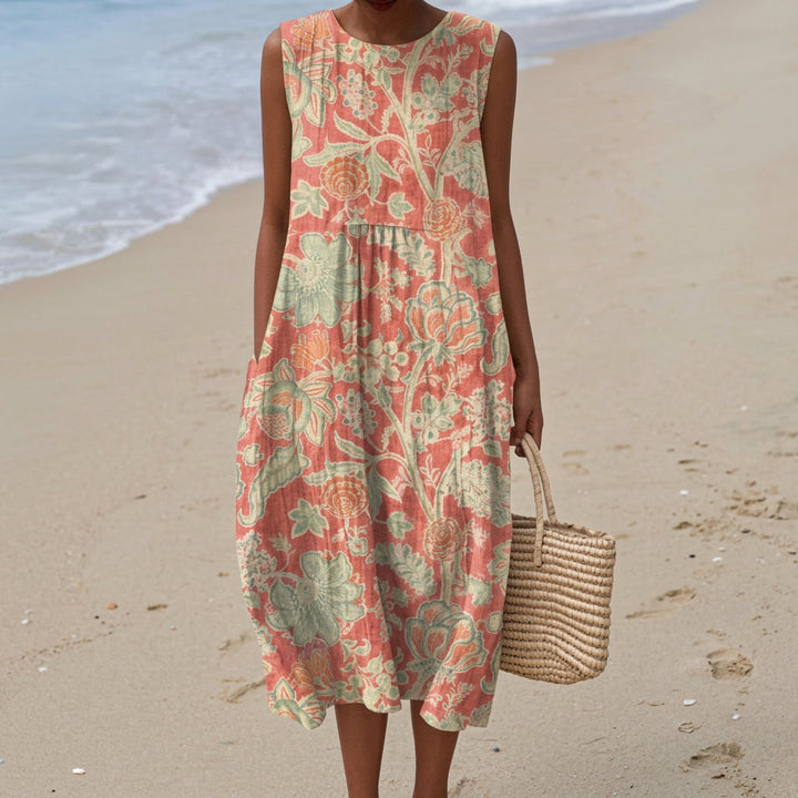 Nova - Retro Floral Dress