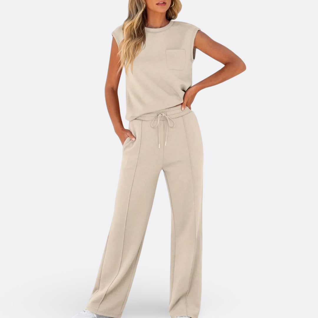 Rachel - Casual Set in Soft Lounge Fabric