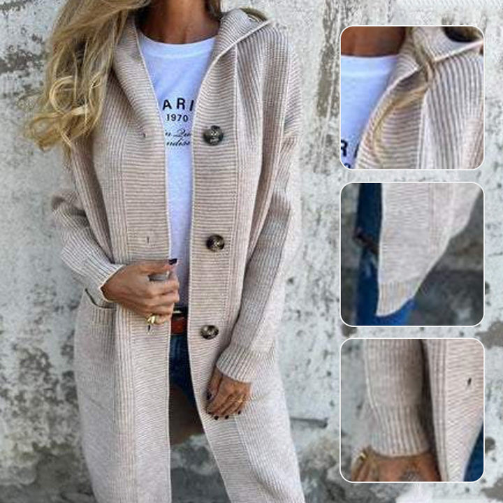 Jenna - Cozy Hooded Cardigan