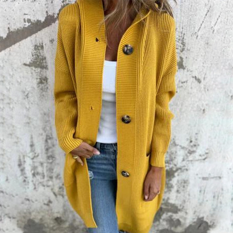 Jenna - Cozy Hooded Cardigan