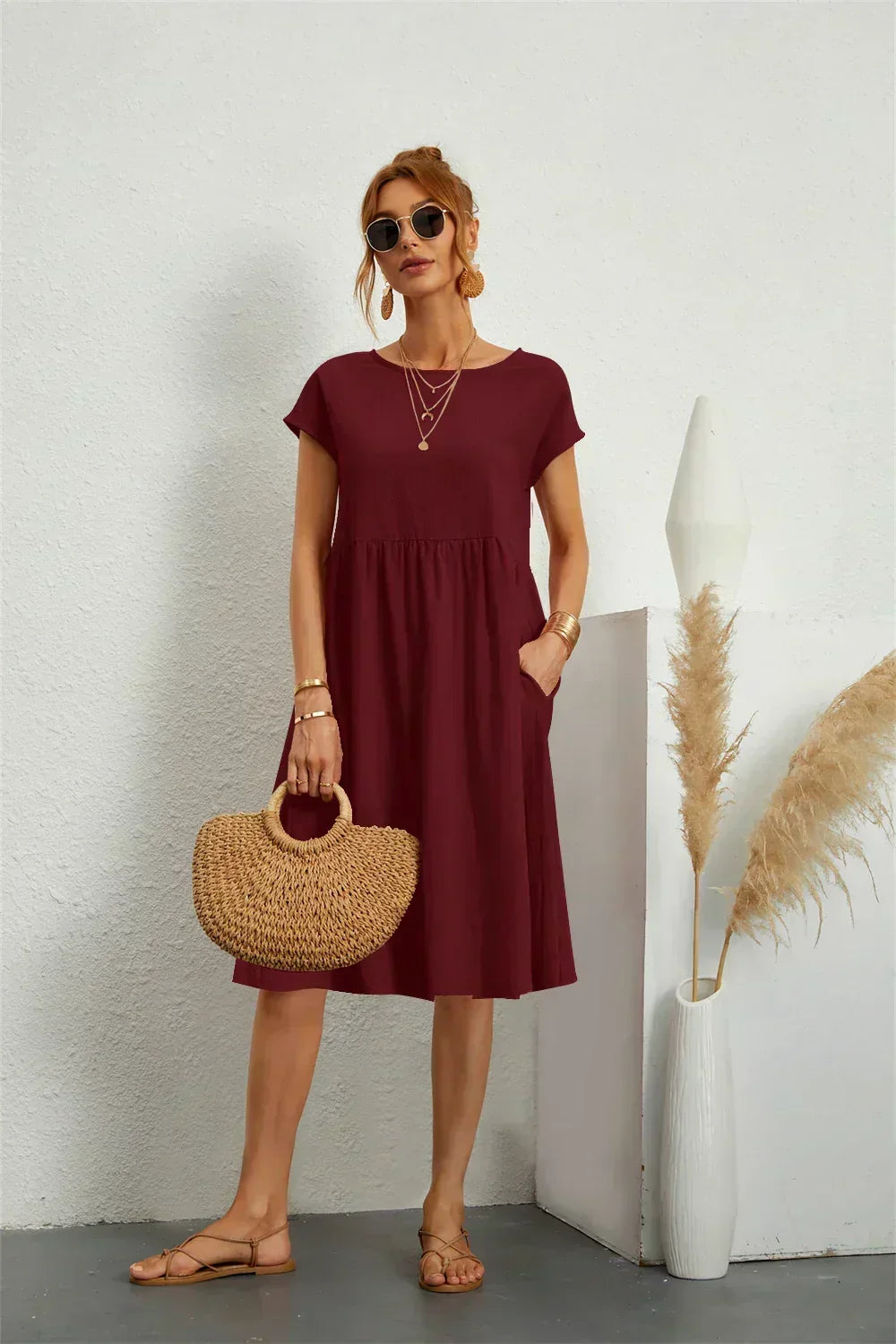 Aria - Casual Pocket Dress