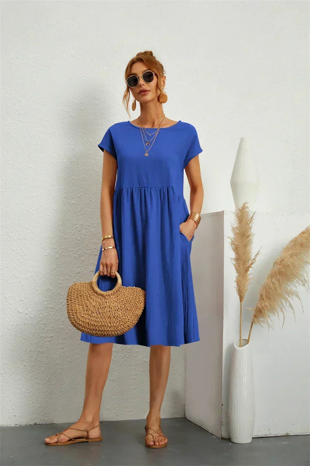 Aria - Casual Pocket Dress