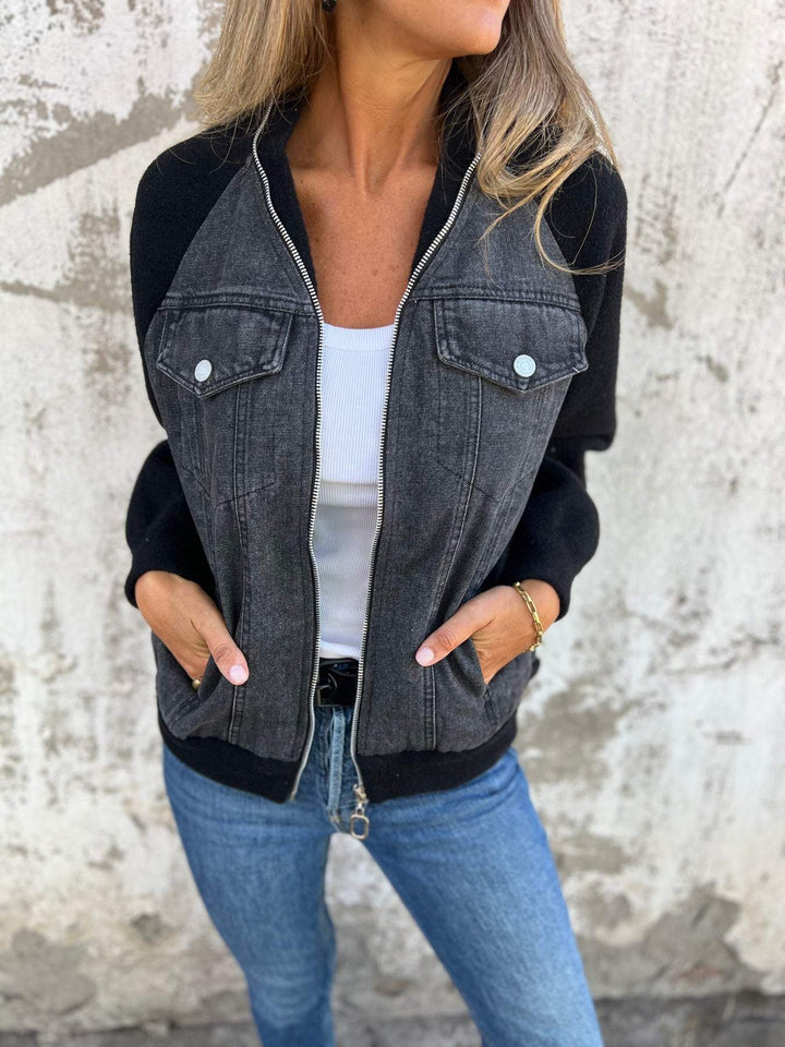 Leslie - Denim Hooded Jacket