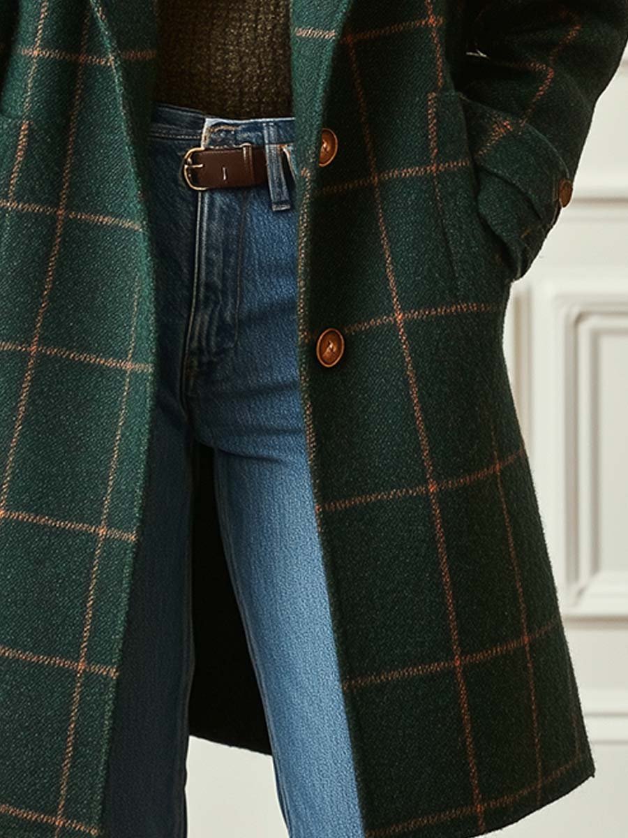 Ireland - Check Pattern Coat