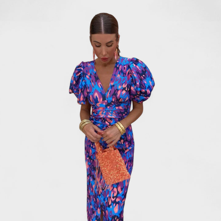 Willa - Tropical Fire Dress
