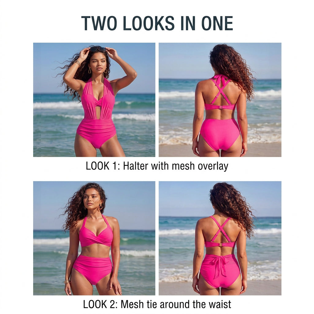 BRENDA - 2-IN-1 HIGH-WAISTED TUMMY CONTROL BIKINI