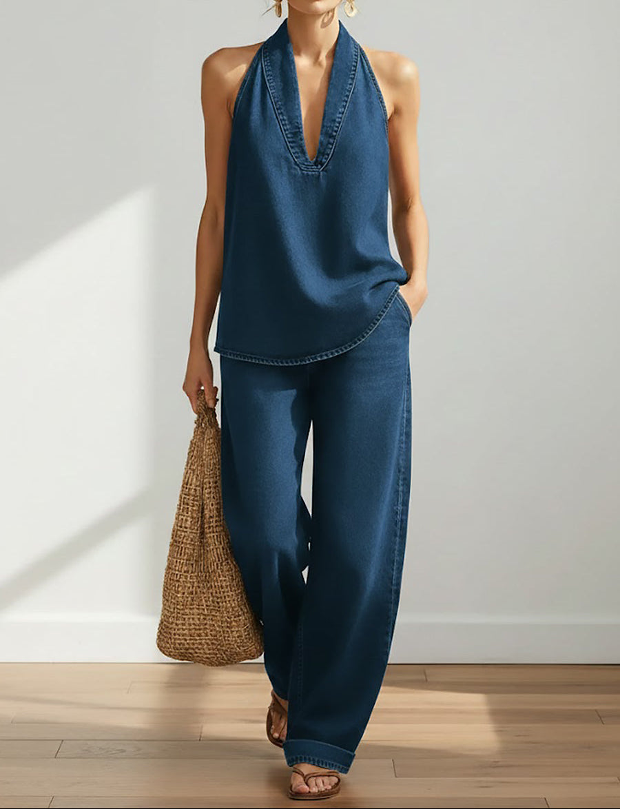 Denise - Two-Piece Denim Set