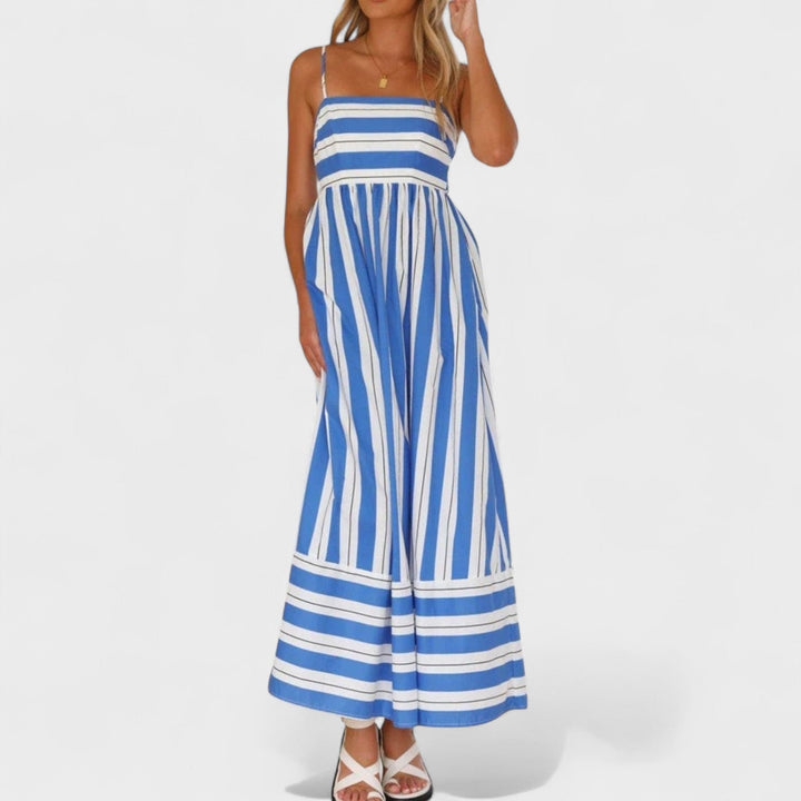Andrea - Long Striped Dress