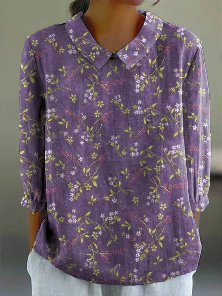 Angela - Lavender Meadow Blouse