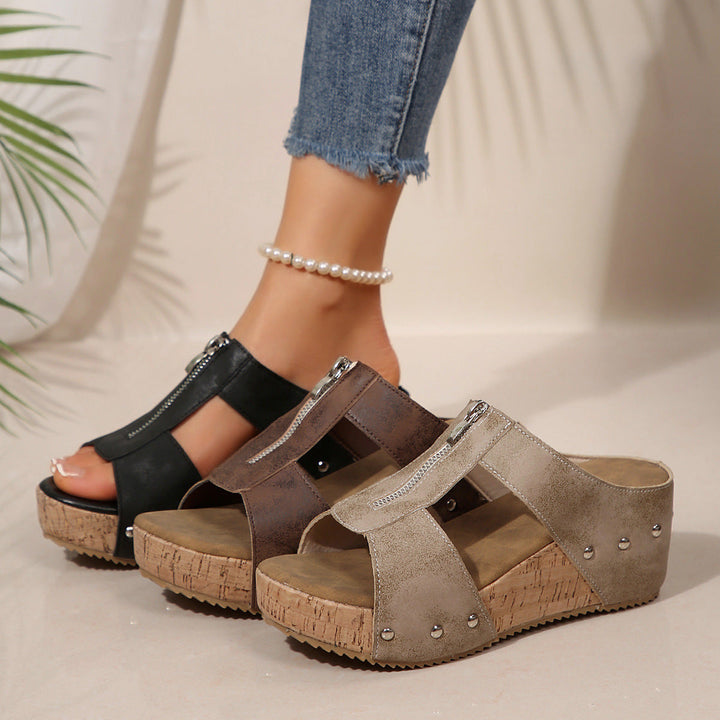 Vanessa - Stylish Wedge Sandals