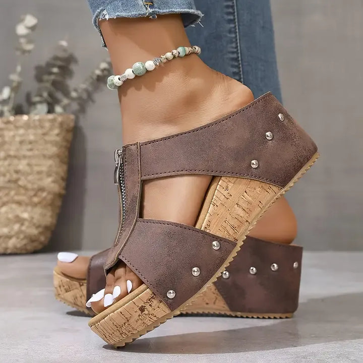 Vanessa - Stylish Wedge Sandals