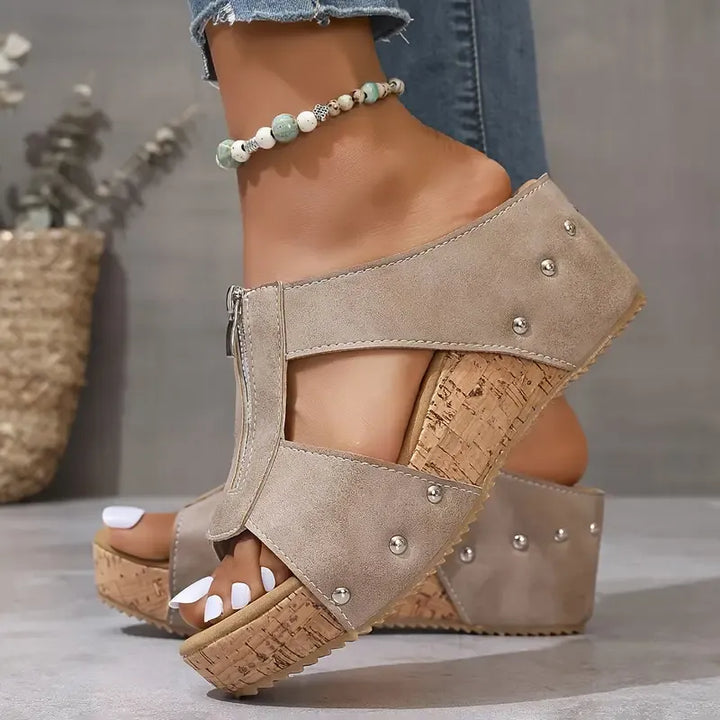Vanessa - Stylish Wedge Sandals