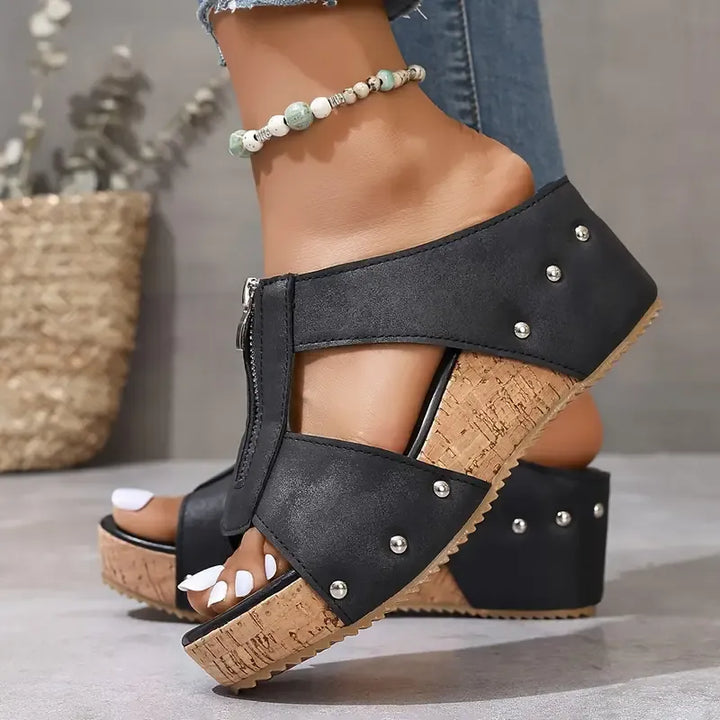 Vanessa - Stylish Wedge Sandals