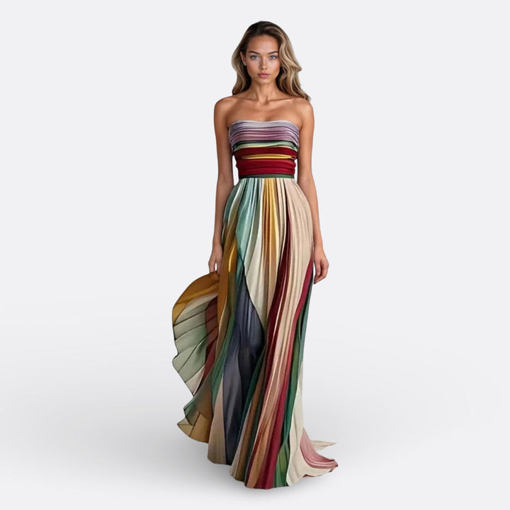 Everly - Long Strapless Dress