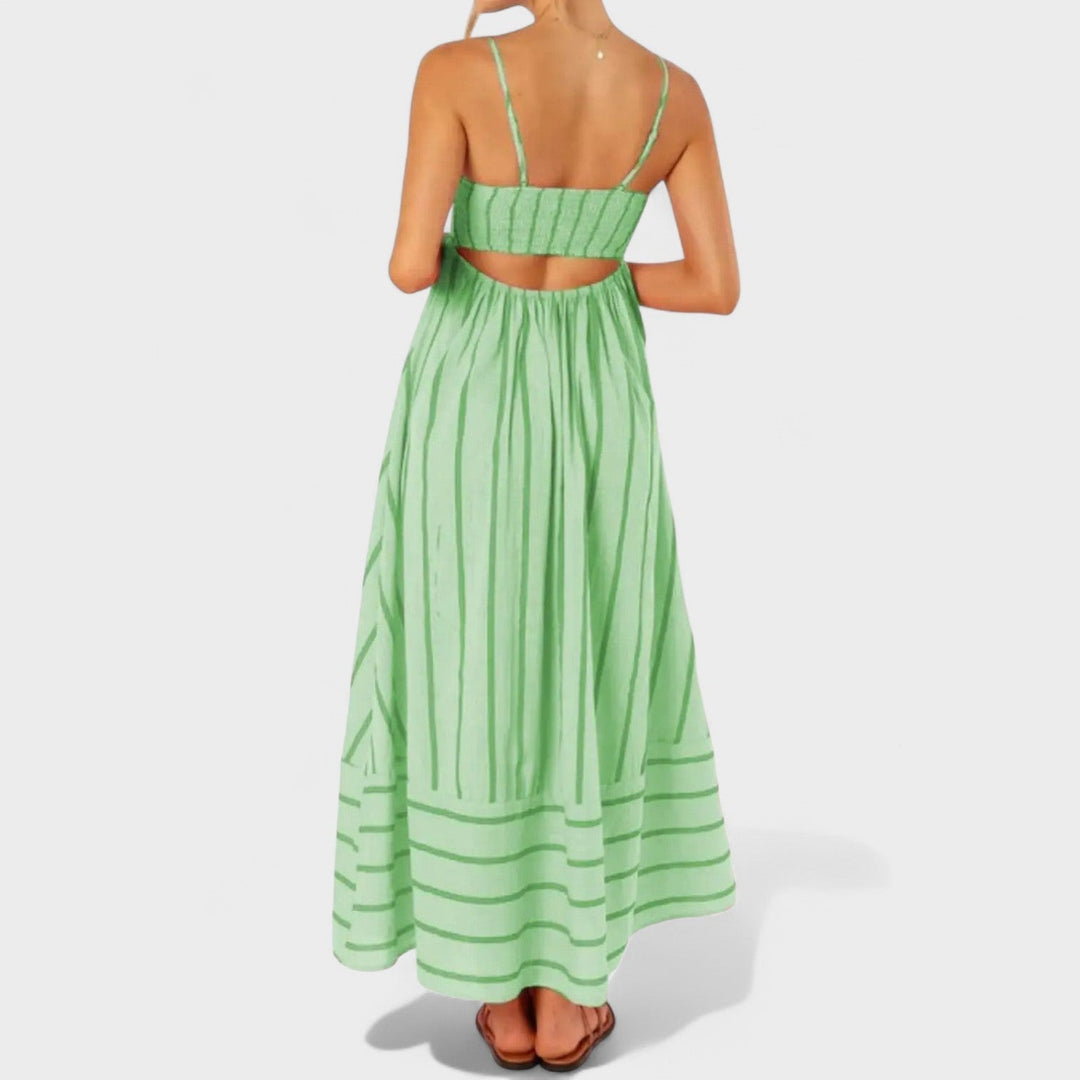 Andrea - Long Striped Dress